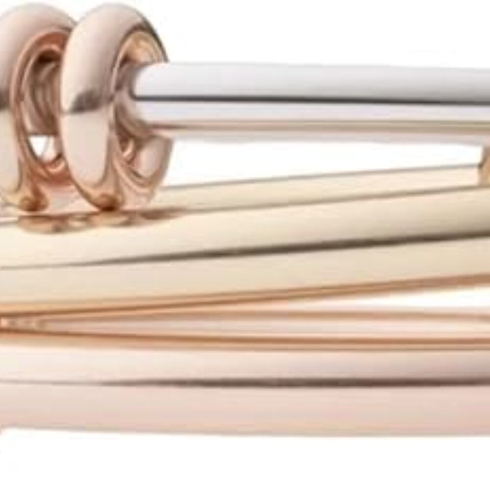 Elegant Stackable Trio Linked Ring - Hypoallergen… - image 2